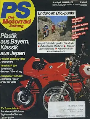 PS Die Motorradzeitung 1988 Heft 4