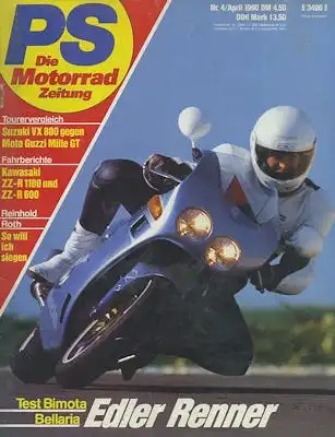 PS Die Motorradzeitung 1990 Heft 4