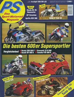 PS Die Motorradzeitung 1994 Heft 4