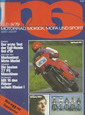 MO Motorrad, Mokick, Mofa und Sport 1979 Heft 9