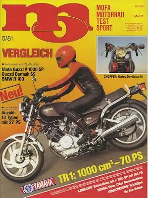 MO Motorrad, Mokick, Mofa und Sport 1981 Heft 5