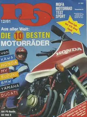 MO Motorrad, Mokick, Mofa und Sport 1981 Heft 12