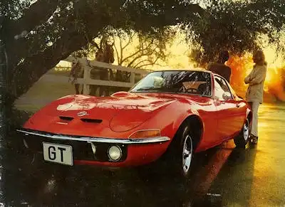 Opel GT + GT/J Prospekt 6.1972