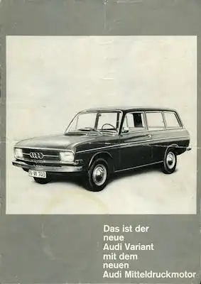 Audi Variant Prospekt 1966