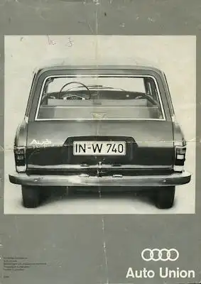 Audi Variant Prospekt 1966