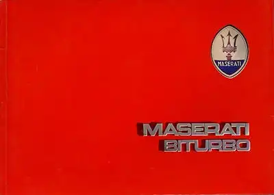 Maserati Biturbo Bedienungsanleitung 11.1983 it