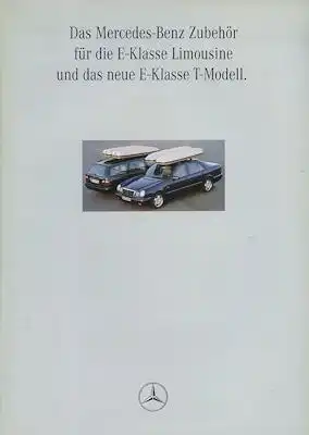 Mercedes-Benz E-Klasse Zubehör Prospekt 5.1996