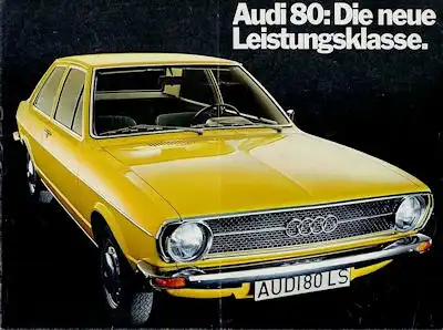 Audi 80 Prospekt 8.1972