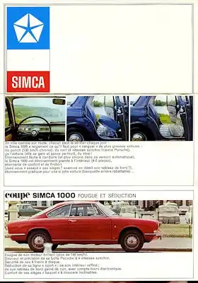 Simca Programm ca. 1970 f