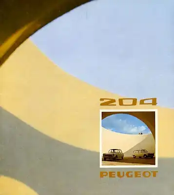 Peugeot 204 Prospekt 1974
