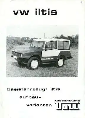 VW Iltis Prospekt 9.1981