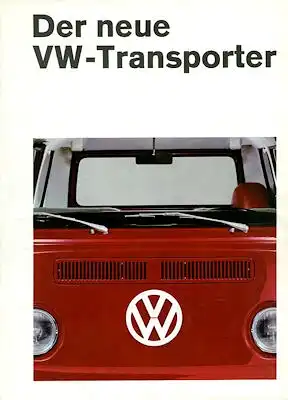 VW T 2 Prospekt 8.1967