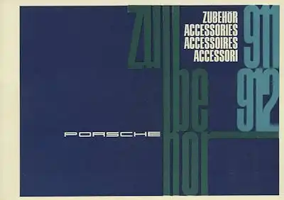 Porsche 911 / 912 Zubehör-Katalog 2.1966
