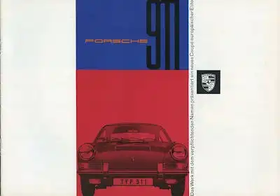 Porsche 911 Prospekt 10.1964