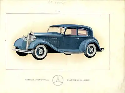 Mercedes-Benz Typ 200 Prospekt 1.1935