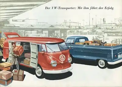 VW T 1 Transporter Prospekt ca. 1959