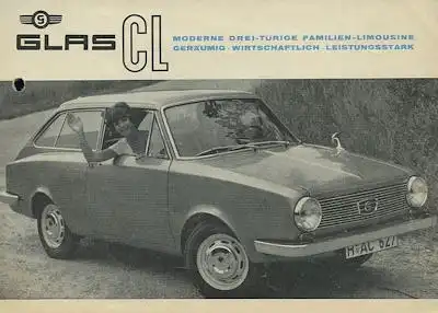 Glas CL Prospekt 9.1966