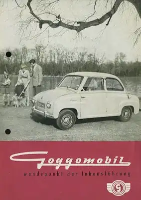 Glas Goggomobil 250 / 300 Prospekt ca. 1956