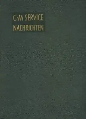 General Motors Service Nachrichten im Ordner 1931
