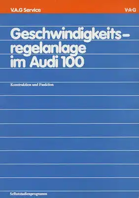 Audi 100 C 2 Reparaturanleitung 8.1978