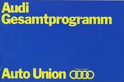 Audi Programm 2.1968