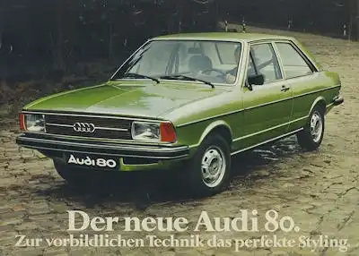 Audi 80 Prospekt 8.1976