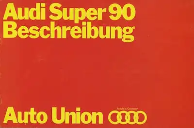 Audi Super 90 Prospekt 11.1968