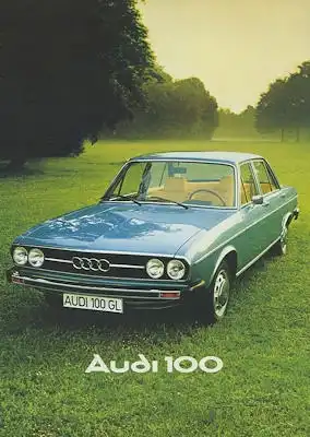 Audi 100 Prospekt 8.1975