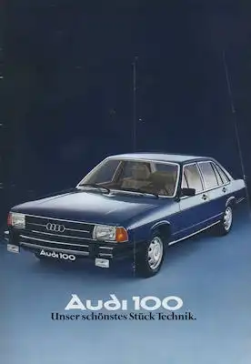 Audi 100 C 2 Prospekt 8.1976