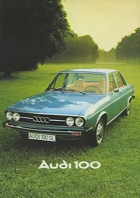 Audi 100 Prospekt 1.1976