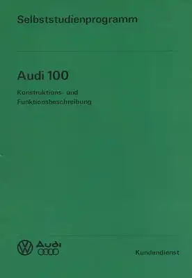 Audi 100 C 2 Reparaturanleitung 6.1976