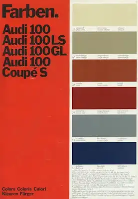 Audi 100 Farben 1.1973