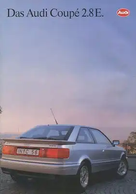 Audi Coupé 2.8 E B 3 Prospekt 7.1991