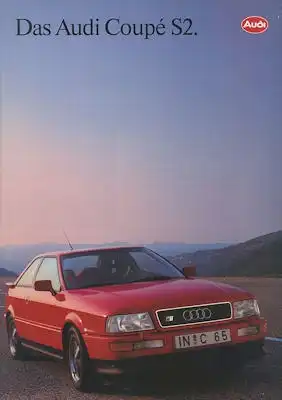 Audi Coupé S 2 B 3 Prospekt 1.1992