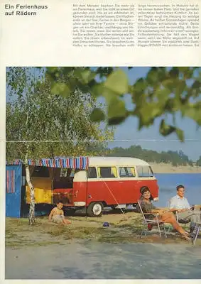 Hanomag Matador Campingwagen Prospekt 3.1965