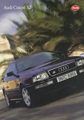 Audi Coupé S 2 B 3 Prospekt 7.1993