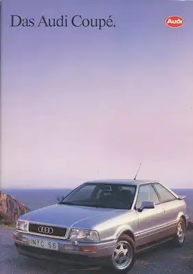 Audi Coupé B 3 Prospekt 7.1991