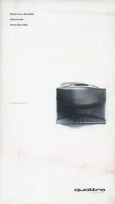 Quattro GmbH Collection Lederwaren Prospekt ca. 1992