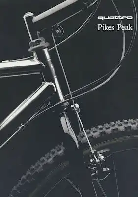 Quattro GmbH Pikes Peak Fahrrad Prospekt ca. 1990