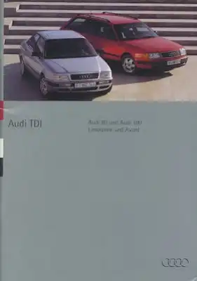 Audi TDI 80 B 4 /100 C 4 Limousine und Avant Prospekt 1.1994