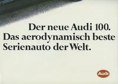 Audi 100 C 3 Prospekt 9.1982