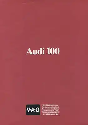 Audi 100 Zubehör Prospekt 8.1982