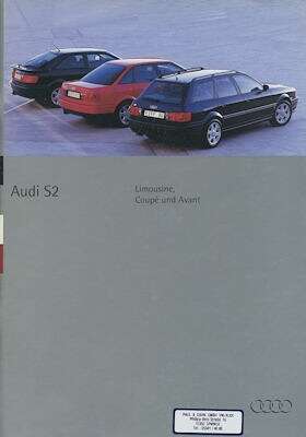0133AU Audi A6 Limousine Avant Prospekt 1994 10/94 deutsche Ausgabe 