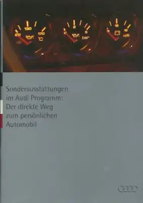 Audi Sonderausstattung Prospekt 1.1994