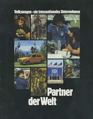 VW Partner der Welt Broschüre 1.1981