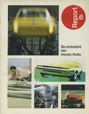 VW Report 6 Broschüre 10.1977