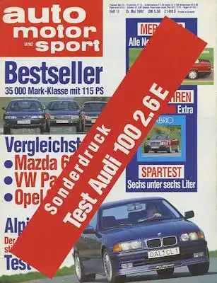 Audi 100 2.6 E C 4 Test 5.1992