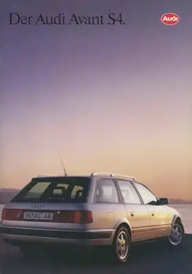 Audi S 4 Avant C 4 Prospekt 7.1992