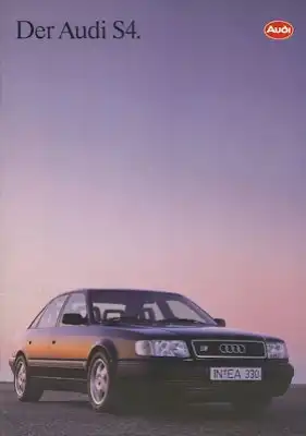 Audi S 4 C 4 Prospekt 7.1992