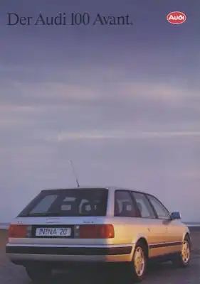 Audi 100 Avant C 4 Prospekt 7.1992